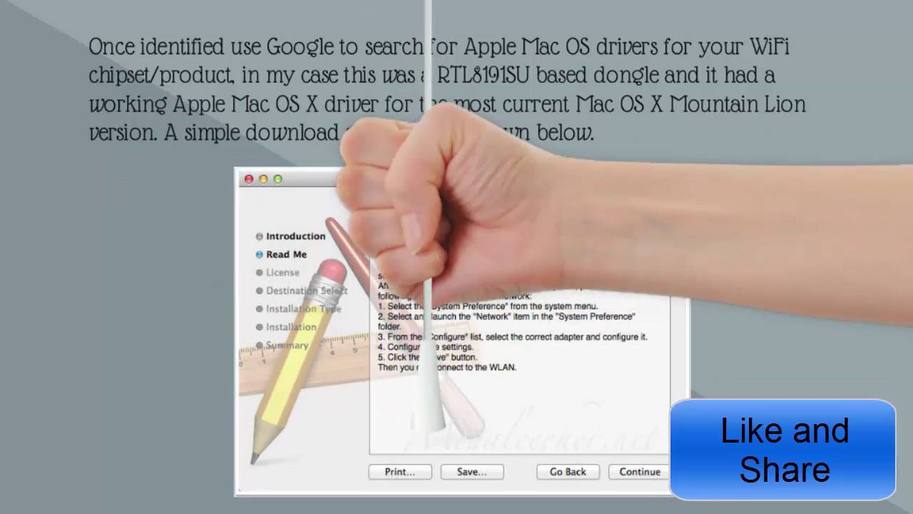 add usb wifi adapter for mac